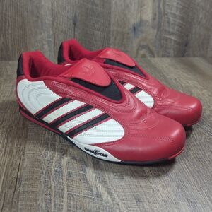 Adidas Goodyear Street CMF Racing Driving Sneakers Red White Black Mens Size 6.5